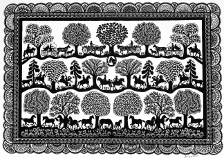 Rössler Tag im Simmental, 44cm / 60cm