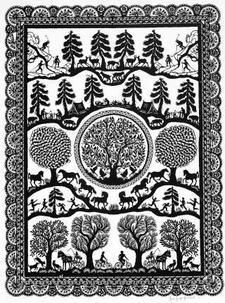 Freiheit, 39cm / 51cm