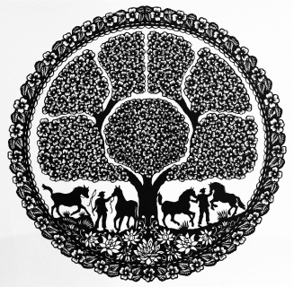 Der Pferdeflüsterer, 28 cm / 28cm